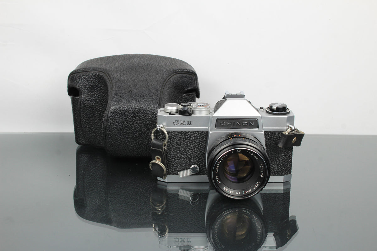 Chinon CX2 + Auto Chinon 55mm 1.7 lens