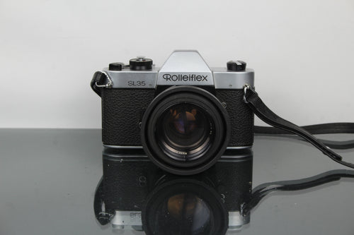 Rolleiflex SL35 + 50mm f/1.8 Rollei QBM lens