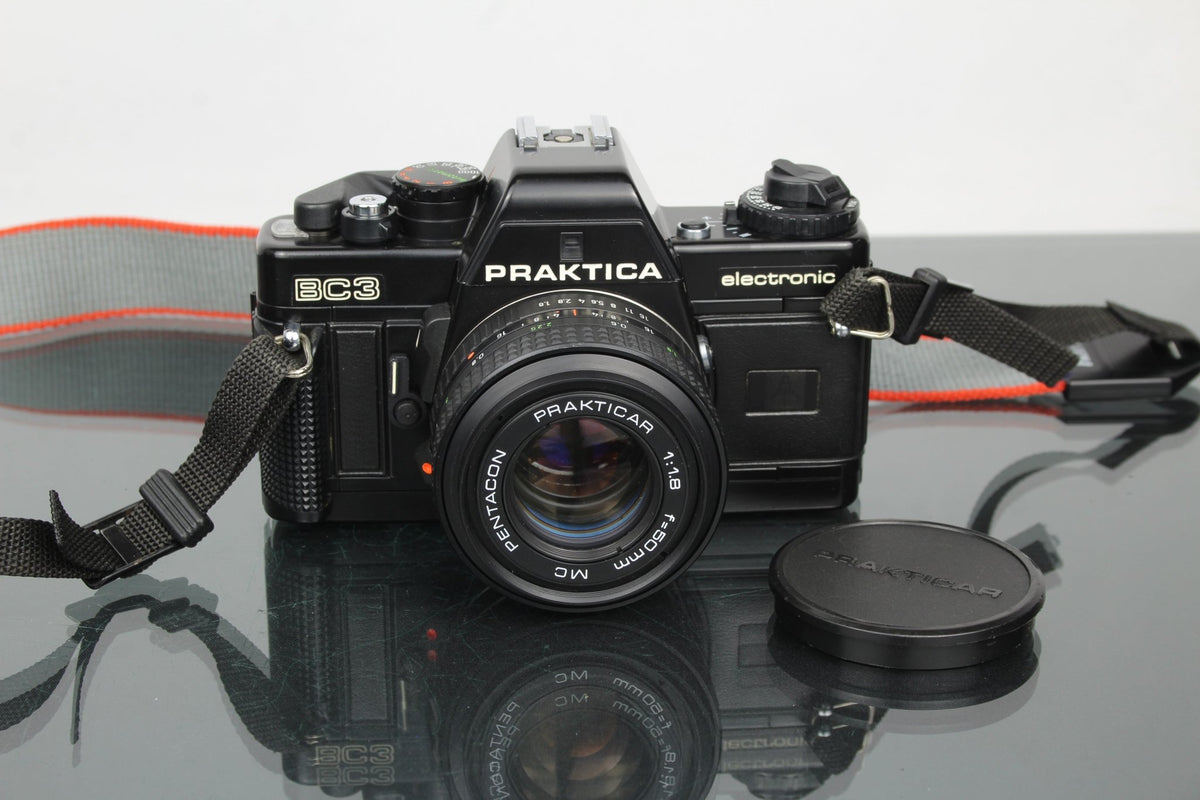 Praktica BC3 Electronic + Pentacon Prakticar 50mm 1.8 lens - Dutch|Thrift